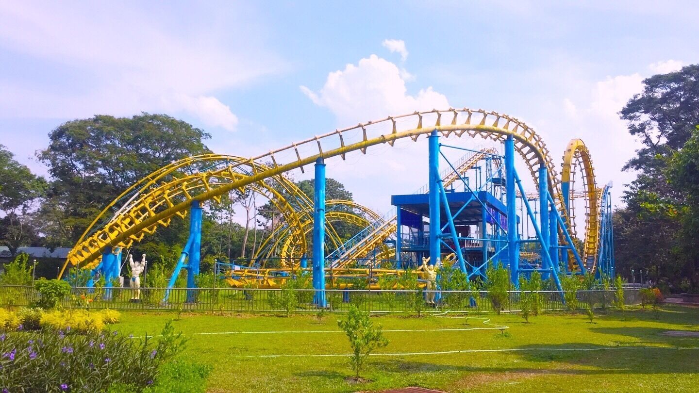 This image titled Roller Coaster from my visit in the park,