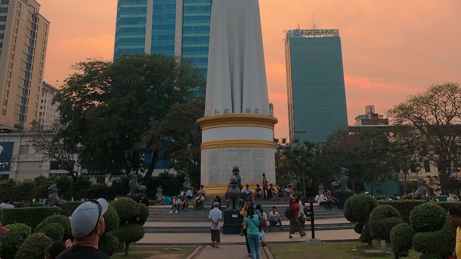 Sunset in Maha Bandula Park is pretty nice. So many locals come to hang out, meet friends, read, listen to music and play. A beautiful spot.
