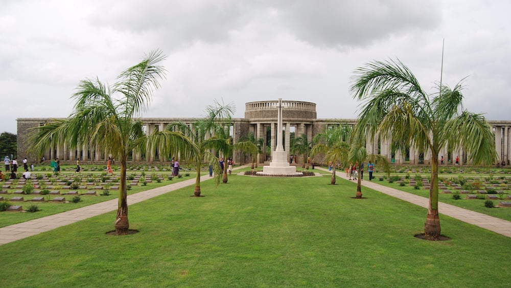 This place is known by locals as the war cemetery or the Allied cemetery. It is an incredibly well maintained cemetery honoring the soldiers who lost their lives in WWI and WWII. We were overwhelmed by the number of graves and the 27,000 other soldiers who were honored but unable to be buried. If you are in Yangon you should definitely make the trip to the cemetery.
To get here we took the circle train out of Yangon Central Railway station to the stop Kyaikkale (one after the Golf Course stop). From that station we walked to the road and hailed a taxi. It took 4 or 5 to find someone who could speak enough English to take us there. We paid 8000 Kyat (appr. 8 USD) for the ride there, for him to wait, and for the ride back to the station. It takes about 15-20 minutes in the taxi to get there. The locals use the cemetery more like a park and were more interested in us than anything else. This was irritating but as tourism is so little still it is understandable. Entrance is free.