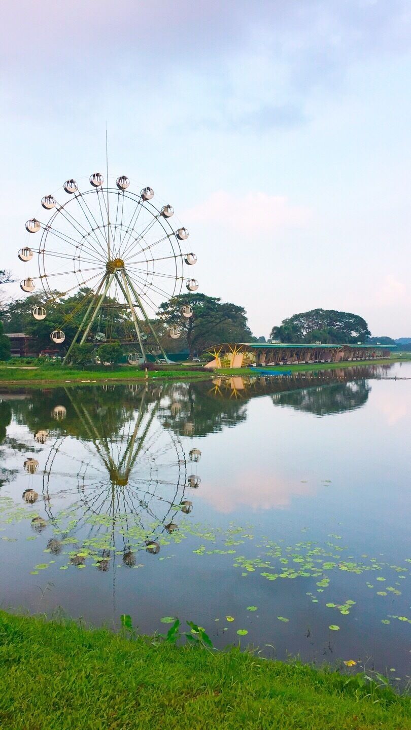 Beautiful reflections at the lake , 
