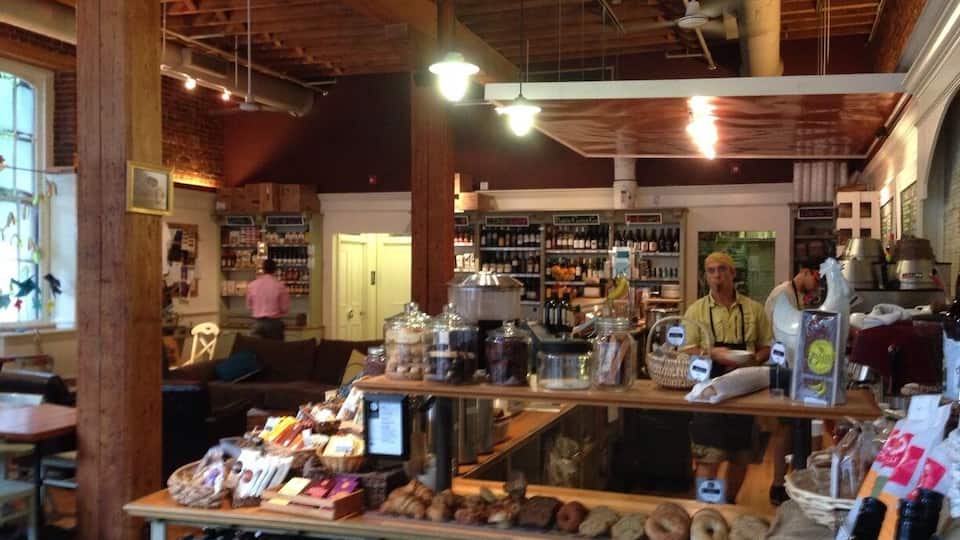 Great shop with very good coffee right on the middle of downtown Richmond they also have really good food as well as a local selection if wines. Awesome start to the day.