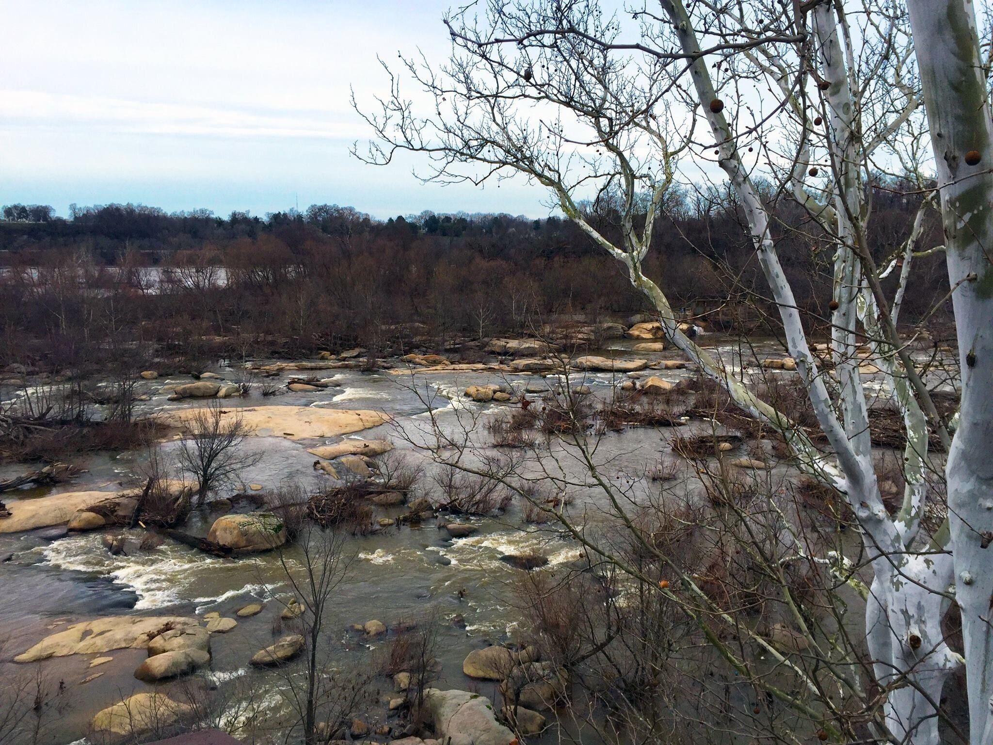 Nice hike with great views of the James River and the Richmond skyline.