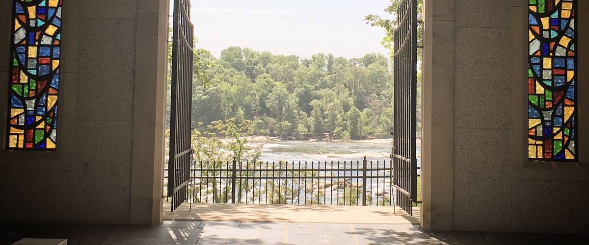 Right by the James river in Richmond. Everything just kind of slows down when you step in here.