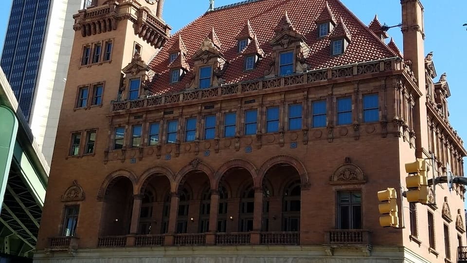 Exterior of the main street station