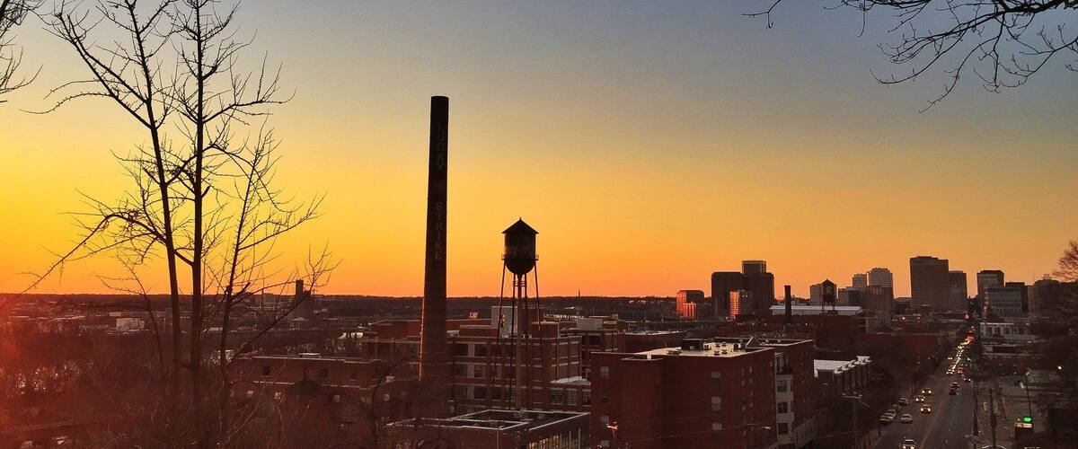 Libby Hill Park is a great place to watch the sunset in Richmond. You can drive right up to it, too!
