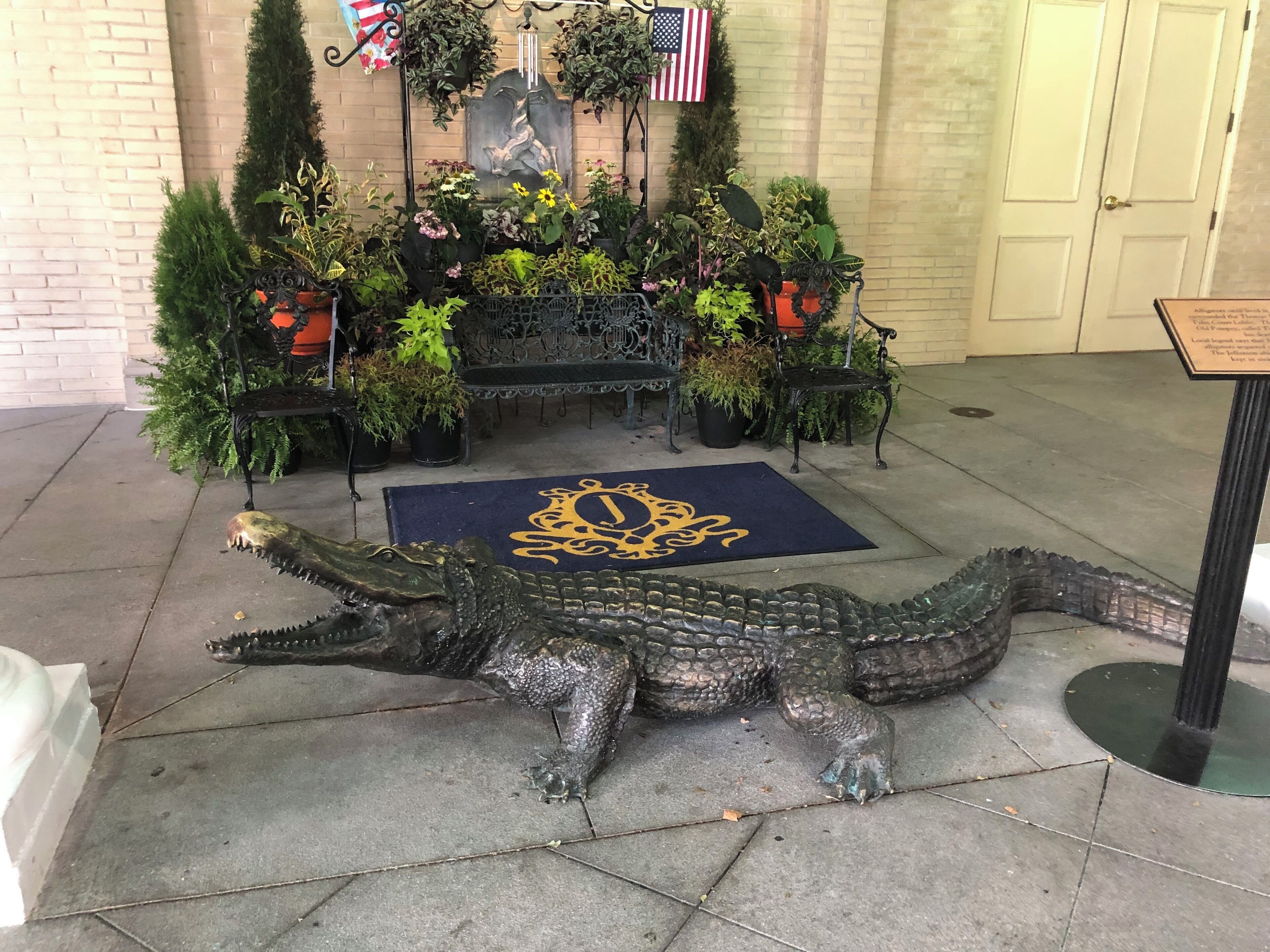 Entrance to The Jefferson Hotel