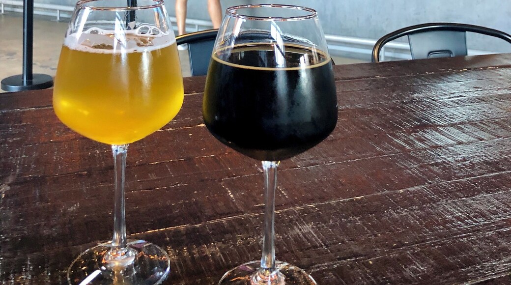 Trying out one of the local breweries. Richmond has more craft breweries per capita than any other city.