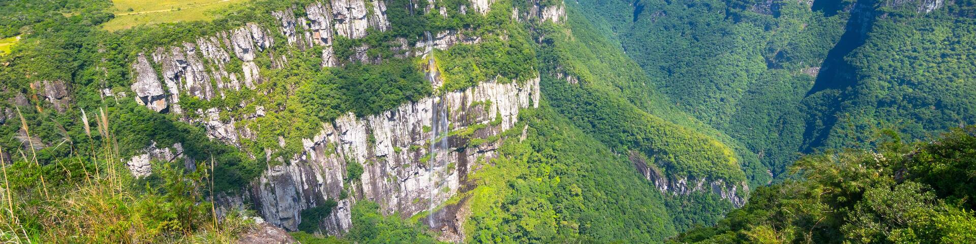 Beautiful landscape of Canyon Fortaleza - Cambara do Sul- Rio Grande do Sul - Brazil