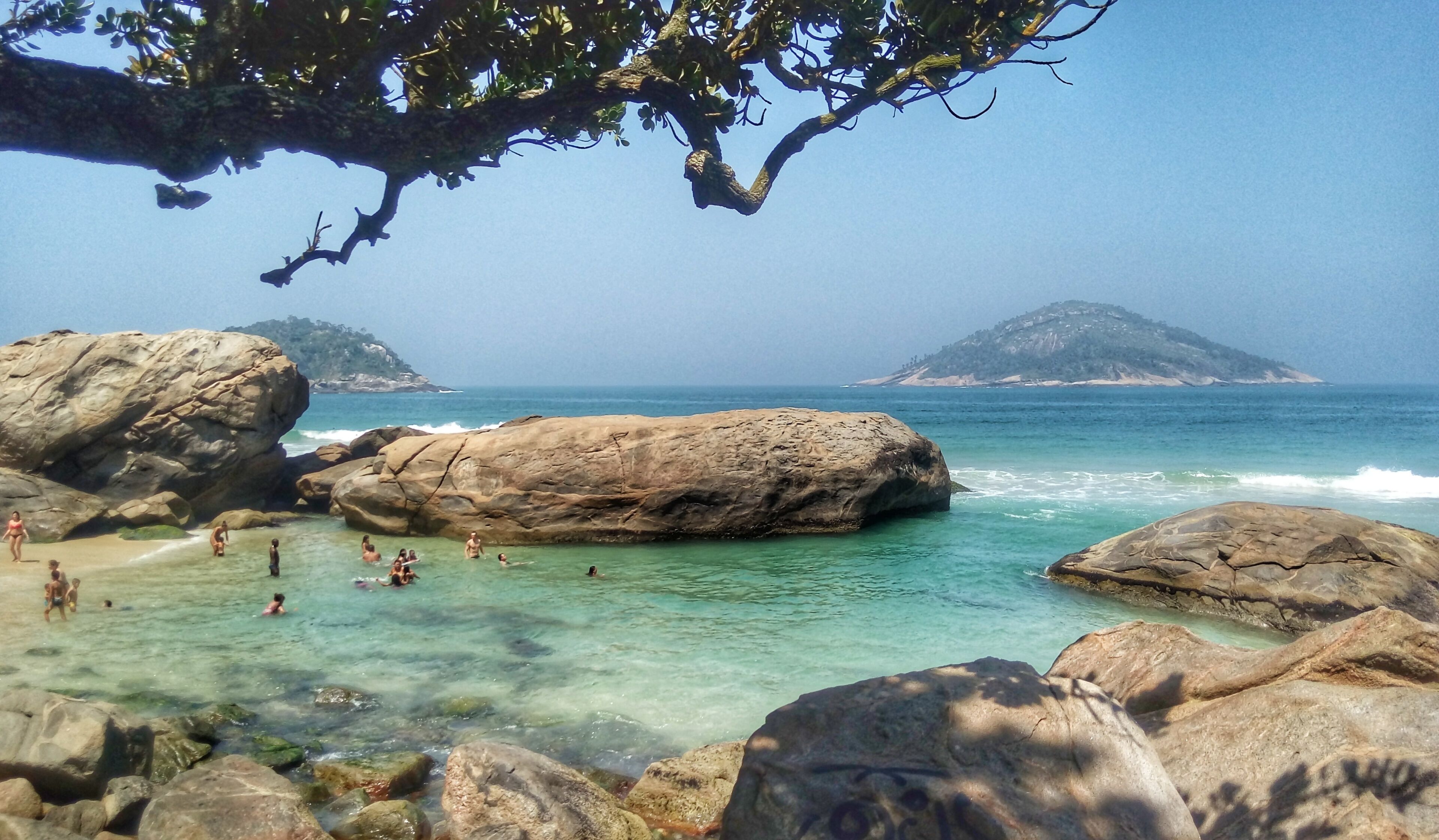 Grumari Beach. It is located in the western zone of Rio de Janeiro. It is one of the most beautiful beaches in the city of Rio de Janeiro. Very frenquented by surfers. It's an are of environmental preservation.