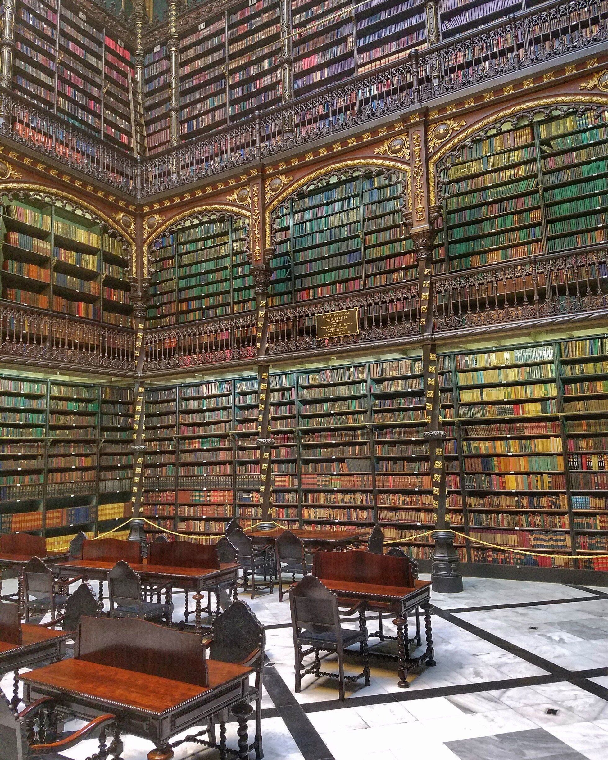 When it rains in Rio, go to the library 📚