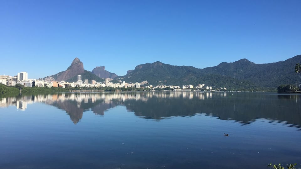 #lagoa in middle of #RioDeJaneiro #Blue