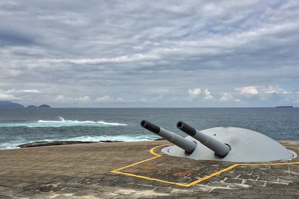 The Fort is a great place to visit and some great views of Copacabana from the grounds