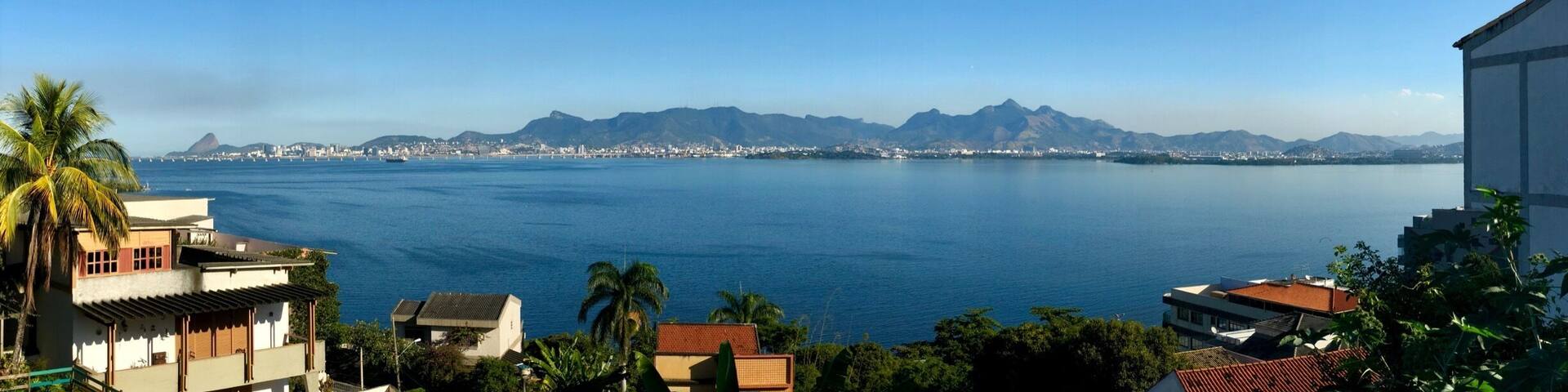 Beautiful photo that show Rio de Janeiro view, from a place near my home.