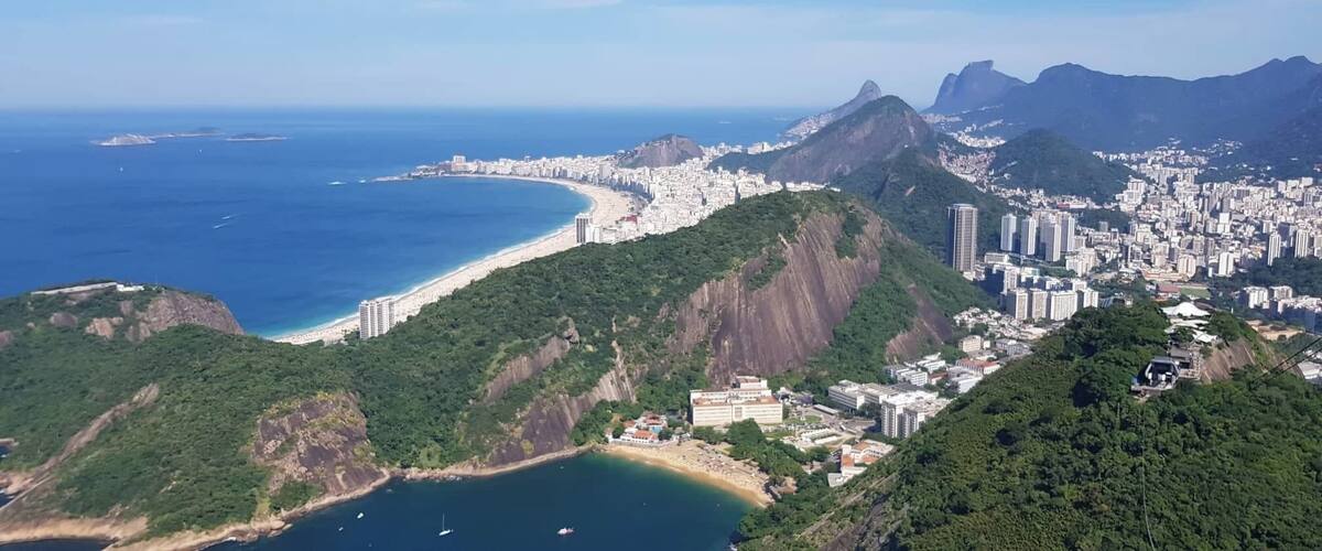 2 beaches is better than 1!
Breathtaking view of Copacabana Beach and Praia Vermelha in Rio de Janeiro!
#LifeAtExpedia