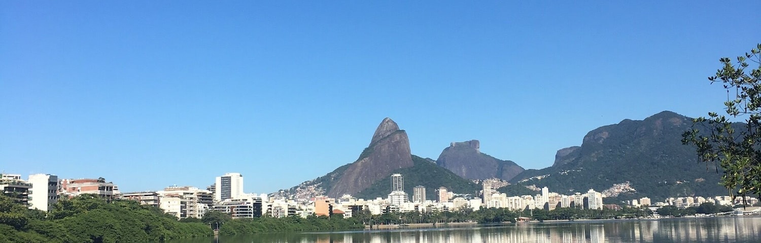 Great park in the middle of Rio's south zone. #blue