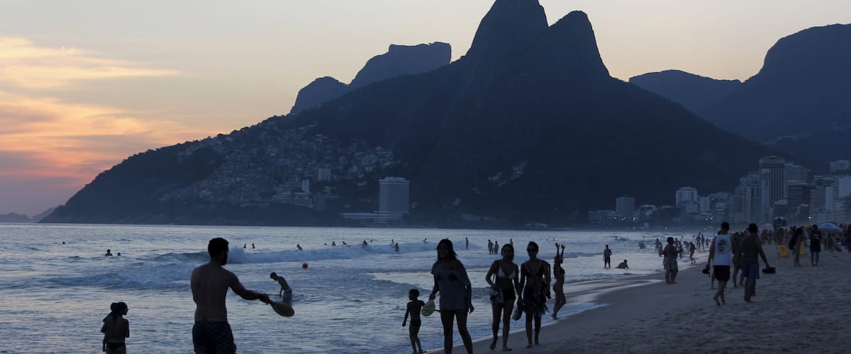 Atardecer en Ipanema Beach.