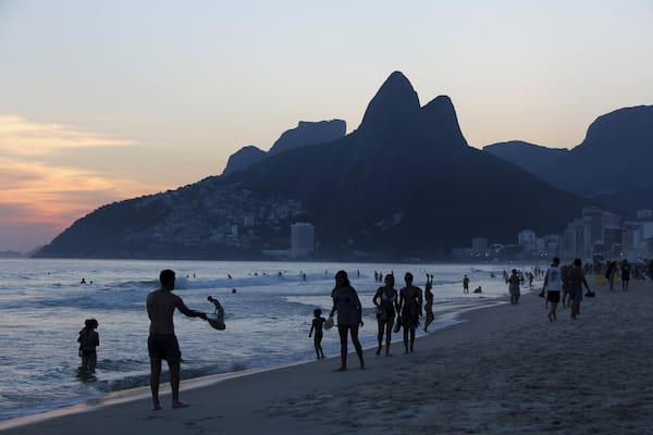 Atardecer en Ipanema Beach.