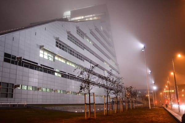 The interior of National Library in Riga is also worth checking out. You can visit the library for free even if you don't have the readers card. Just leave your bags and jacket in the locker and get a visitors pass #stunningstructures #Riga #Latvia