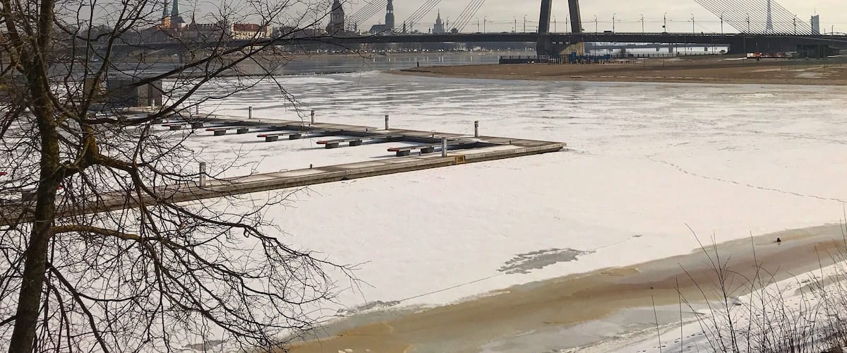 Spectacular view in #Riga, #Latvia. One of my favorite #cities in the world! #Baltic #Winter