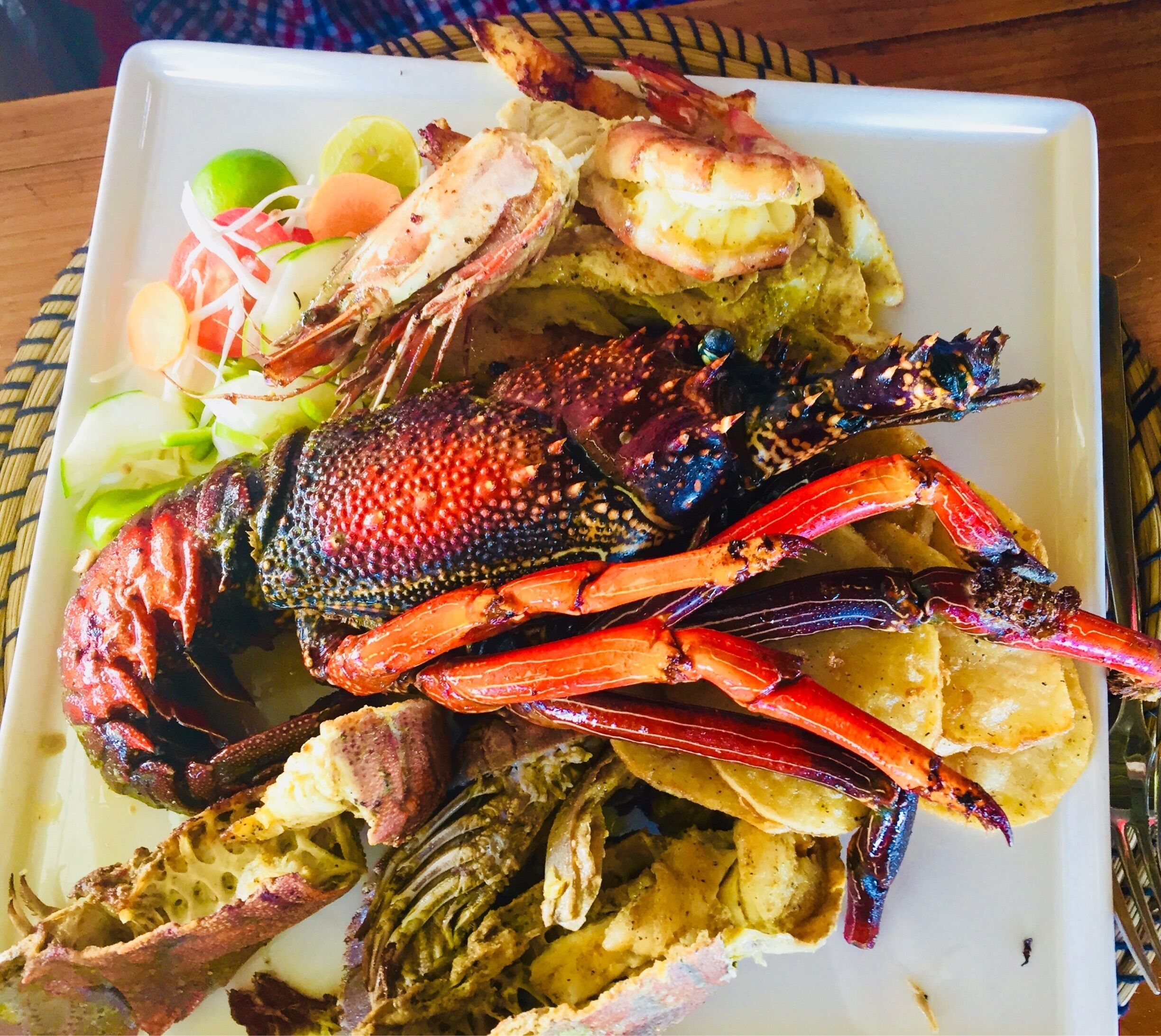#africa #food #zanzibar #therock #kinglobster #red