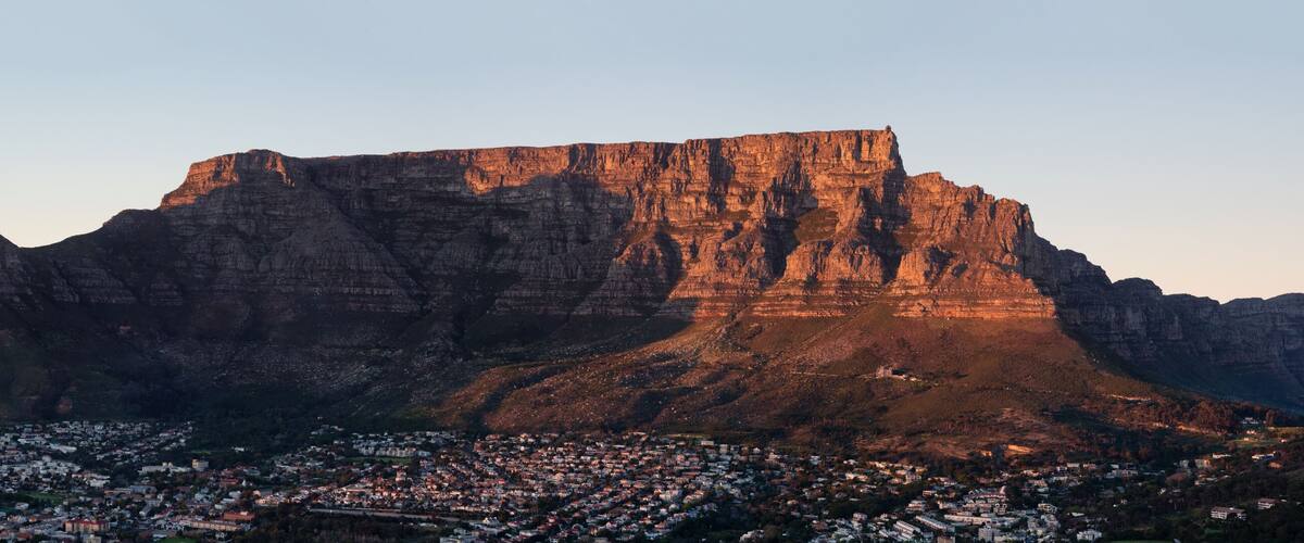 Table Mountain & Devil's Peak Sunrise from Signal Hill