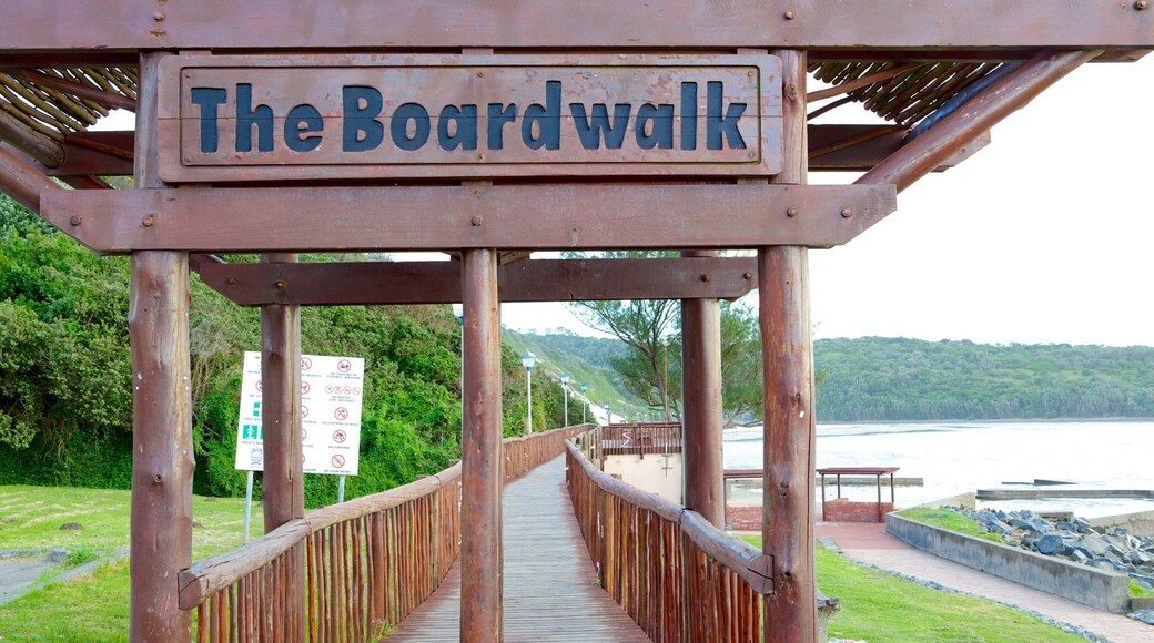 East London showing general coastal views and signage