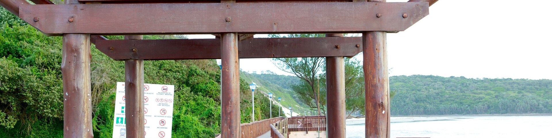 East London showing general coastal views and signage