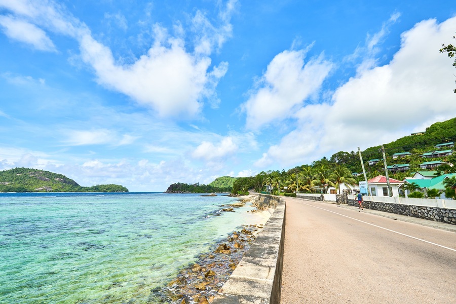 Launay road, Mahe, Seychelles