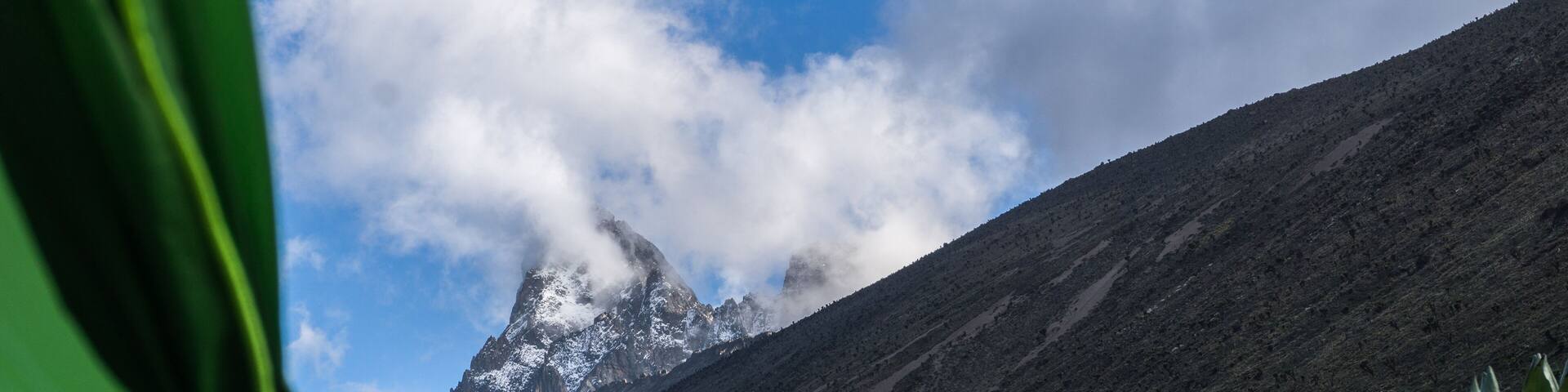 Sunrise at Sirimon Route Mount Kenya National Park Unesco World Heritage Site
