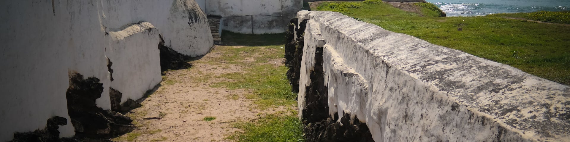 Exterior view to Elmina castle and fortress, Ghana