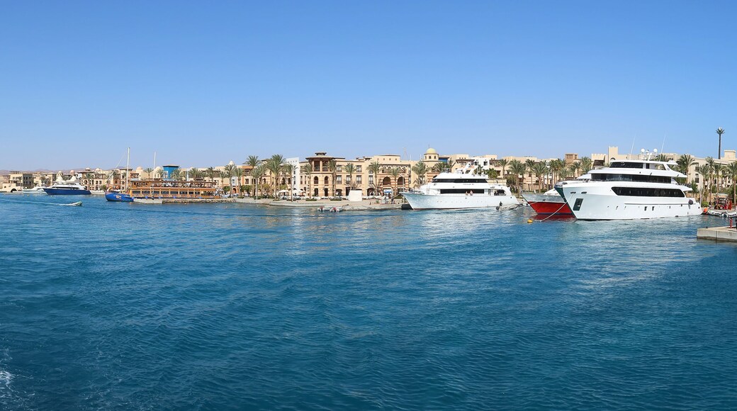 The Red Sea holiday resort of Port Ghalib in Egypt