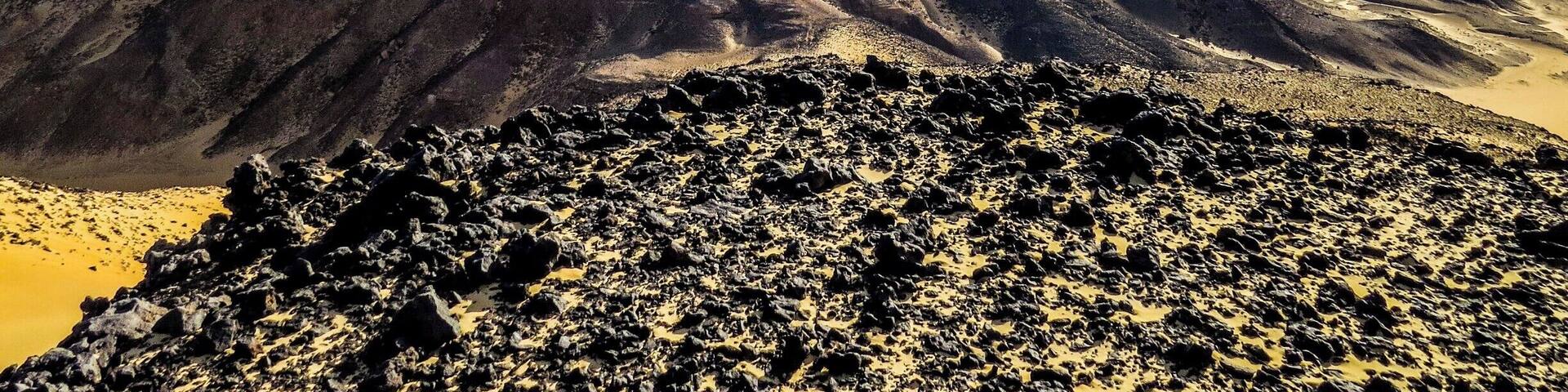 Black Desert, near Bahariya Oasis in Egypt.