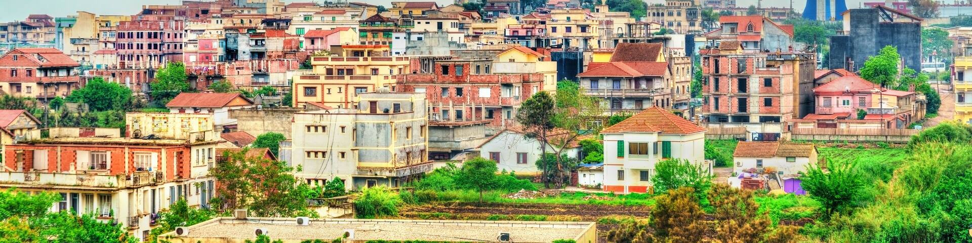 Skyline of Bordj El Kiffan in Algeria