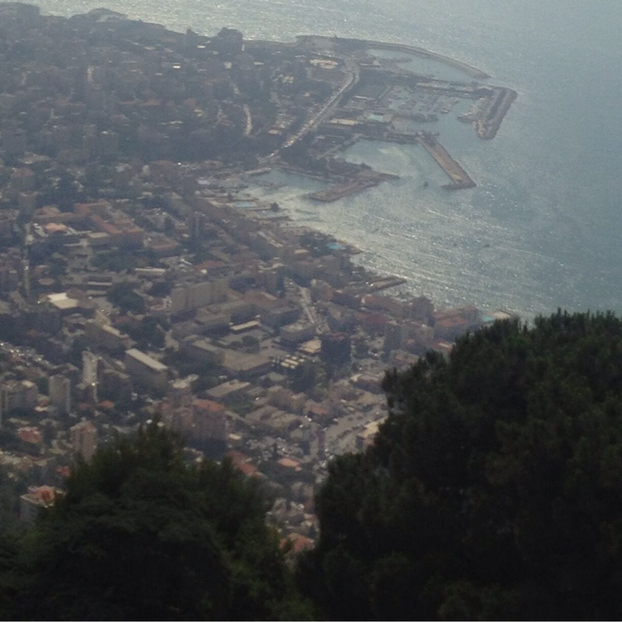 Lebanon sea seen from Harissa