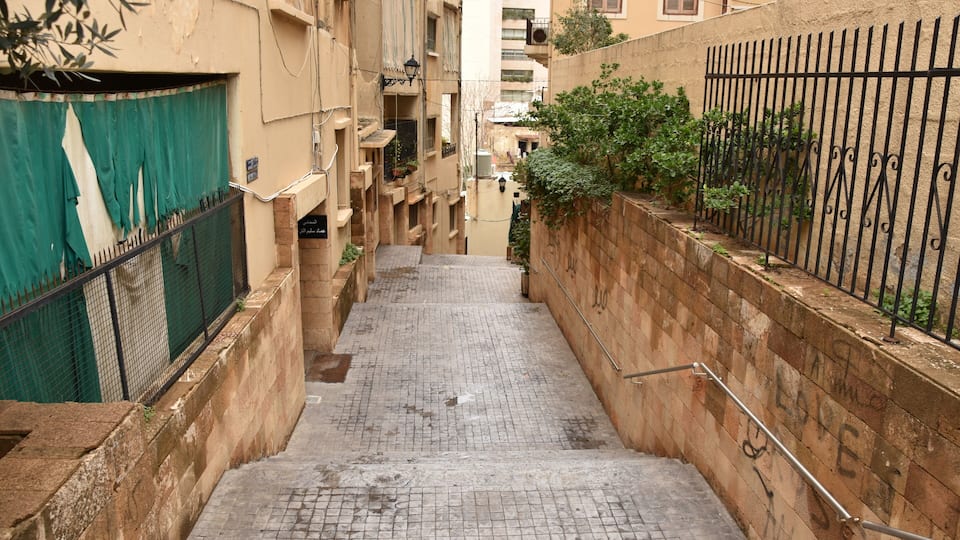 Terraced Pedestrian Walkway, Hamra, Beirut