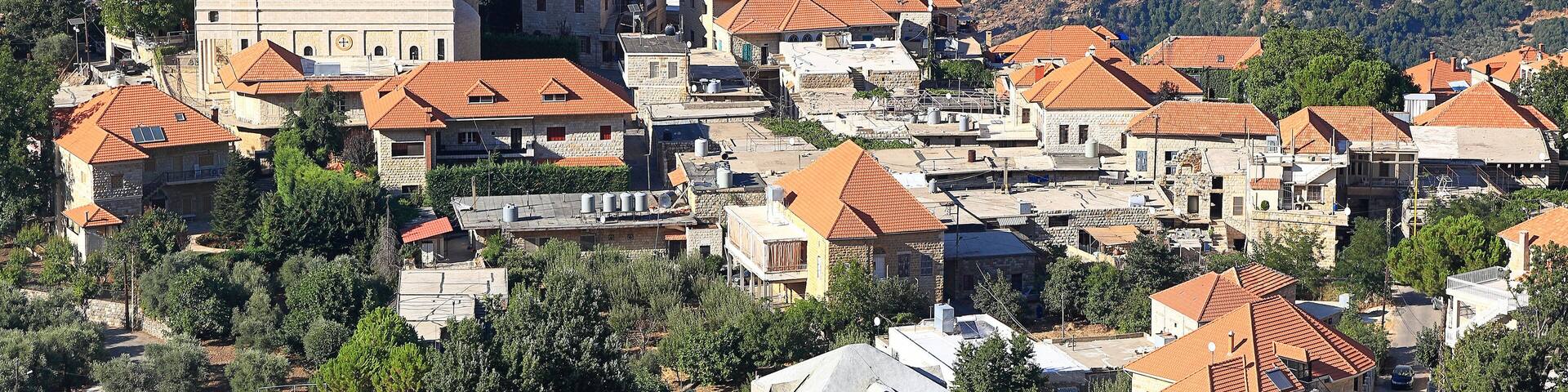 Th picturesque village of Douma, Lebanon