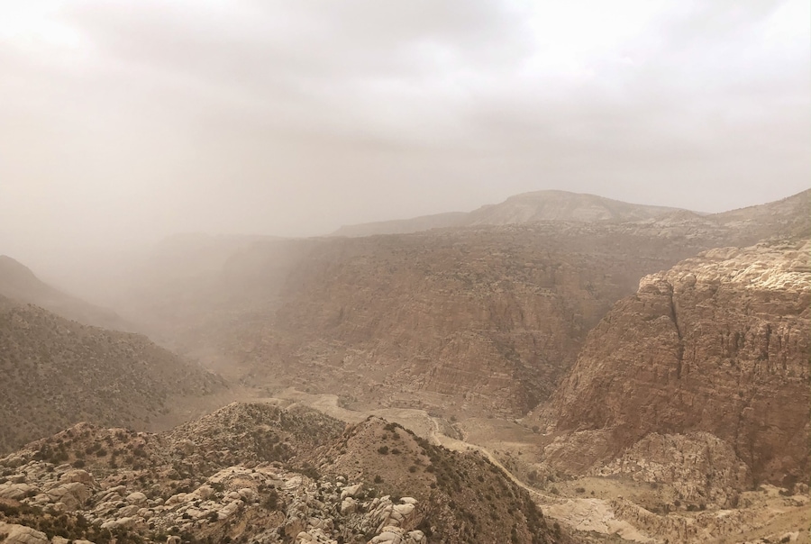 It began to get cloudy and rainy during the last leg of our trip. We stopped by this magical place while heading towards Airport. A Bedouin at Wadi Rum told us that clouds and rain is a sign that Winter is here and they  eagerly wait for the much needed rains in Jordan.