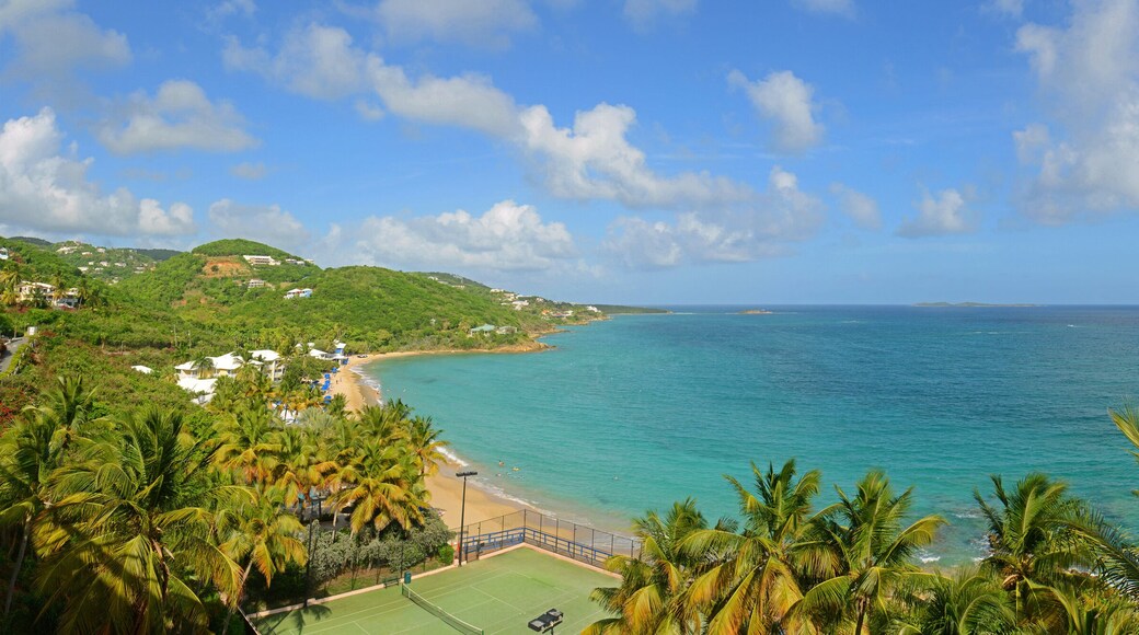 Morningstar Bay panorama on Saint Thomas Island, US Virgin Islands, USA.