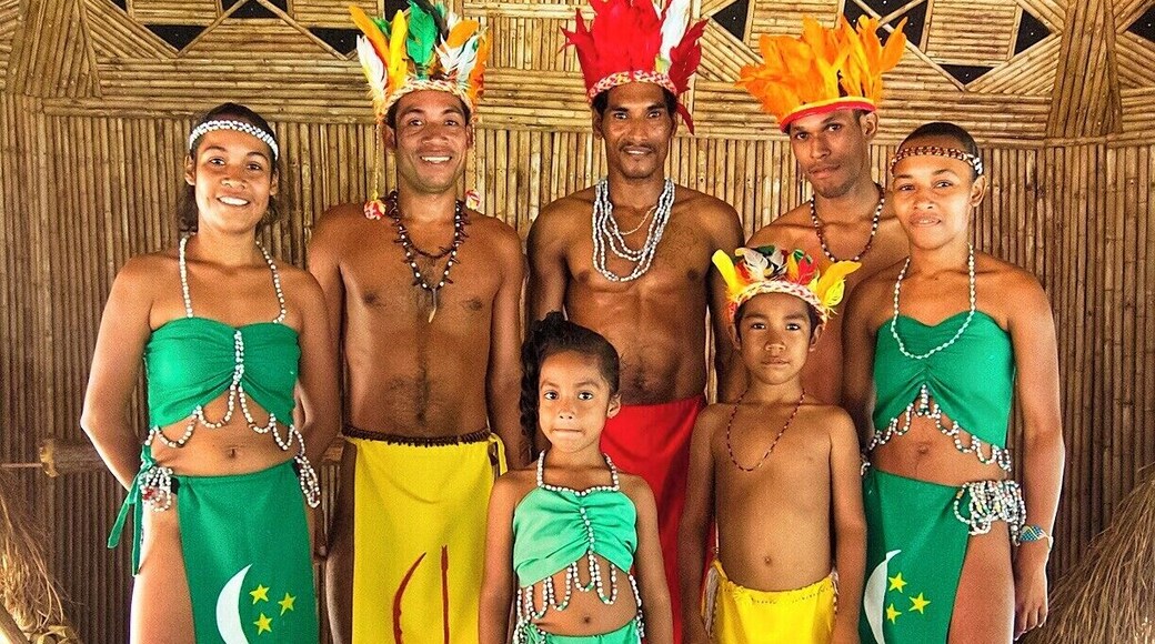 While you're on the island, take the time to visit the Kalinago Village for an introduction to the pre-Columbian way of life. This model village will introduce you to traditional ways of life, including canoe building, cassava processing, basket weaving, calabash carving, and herb collection and preparation. You can also buy lovely handicrafts such as woven Larouma baskets and carved calabash gourds.
The highlight for us, though, was a cultural dance performance by members of the Karifuna Cultural Group, whose objective is to revive and maintain the remaining aspects of the Kalinago culture. They even invited us up on to stage to participate.
For a more in-depth and hands-on experience, consider a home stay with a local Kalinago family. Read more at http://kalinagoterritory.com/