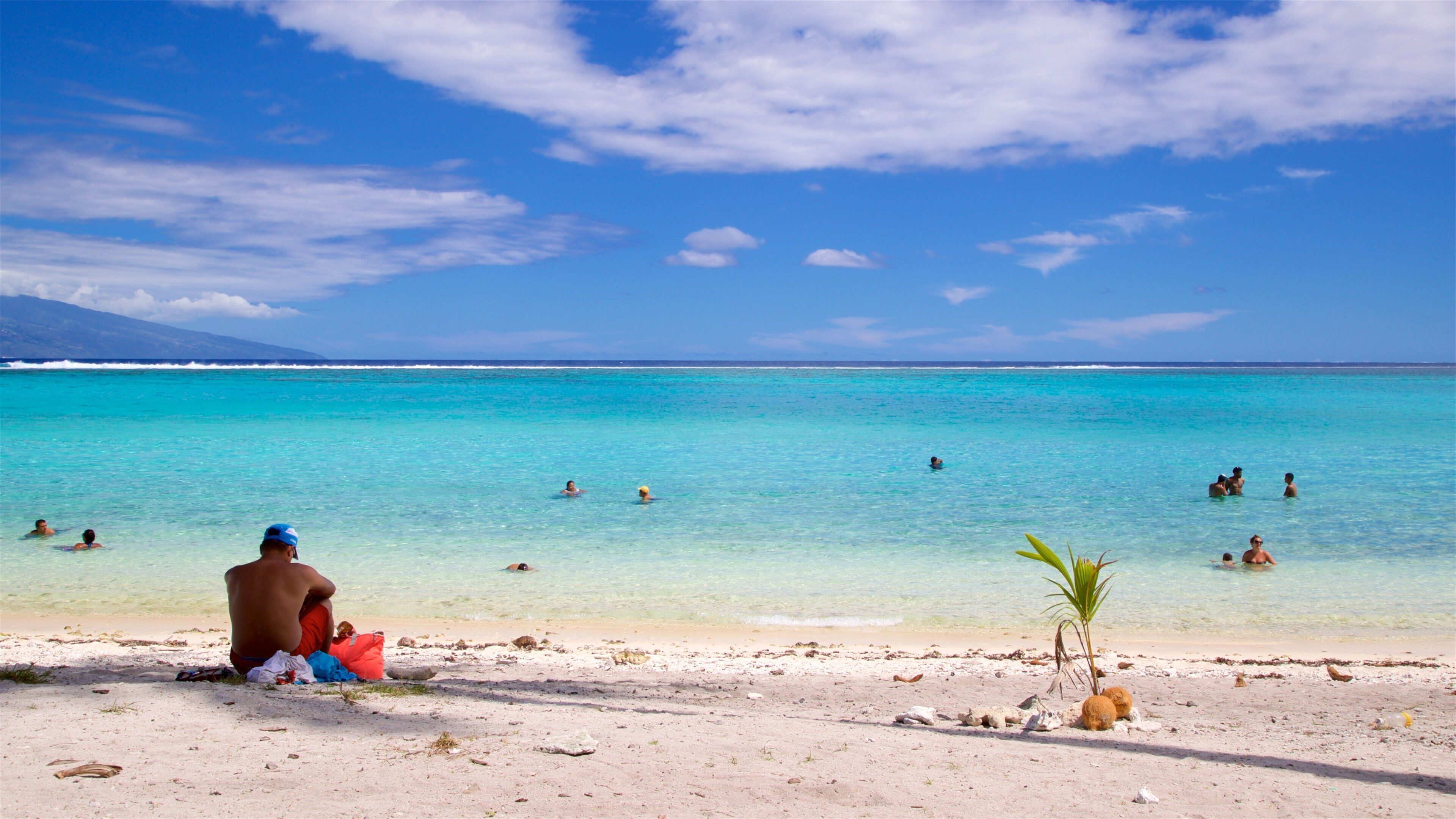 Teavaro which includes tropical scenes, general coastal views and swimming