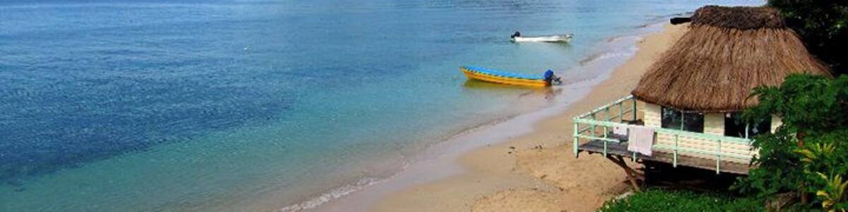 Fiji is a stunning South Pacific Island with azure waters, picture-perfect beaches, and friendly locals- and it's surprisingly affordable.
At Wayalailai Resort, dorm rooms are $63 per person and shared accommodations in a bure start at $75 per person. This resort is owned and operated by the local villagers and all profits are used for the school, church and village improvements. #beach
http://ashleywanders.wordpress.com/2014/06/22/fiji-the-affordable-south-pacific-island-of-your-dreams/