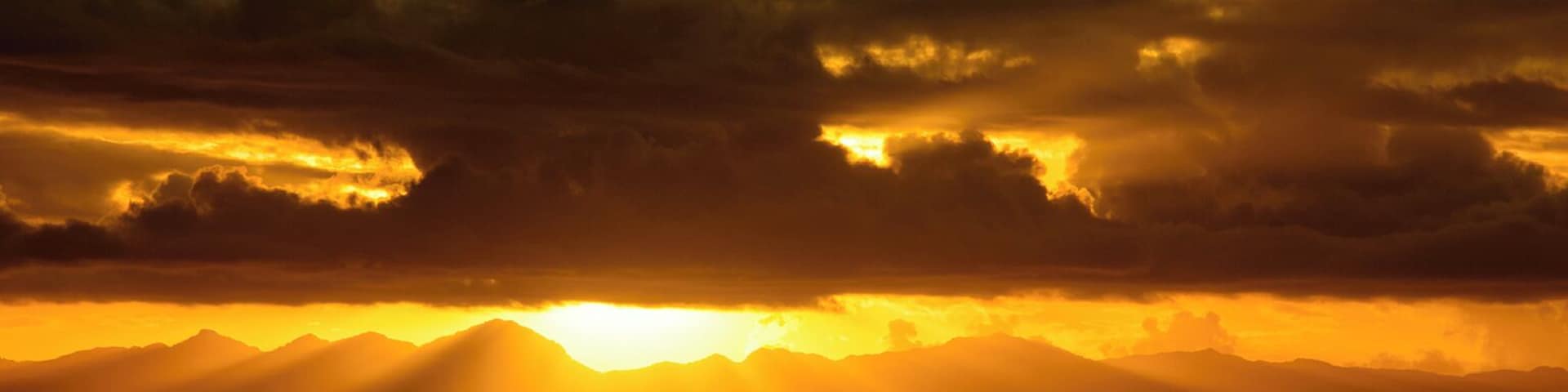 This is a sunset view from Matei Point on Taveuni Island in Fiji.