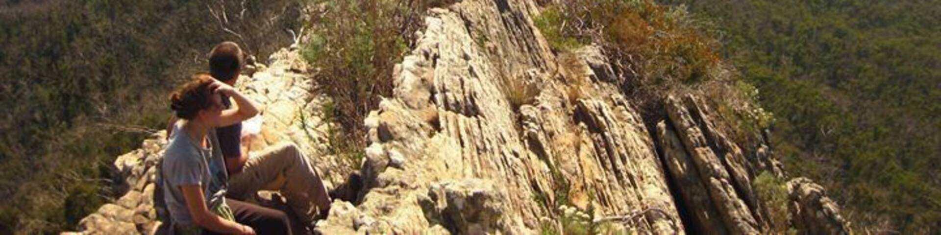 One of the BEST HIKES in Victoria. We got lost and had to forge our own path to the top. Result: a LOT of scratches and bruises, but a far better experience taking the road less (read, never before) travelled. For those not willing to scale cliffs to reach the peak, there is a very clearly sign-posted trail all the way to the Ridge Walk.