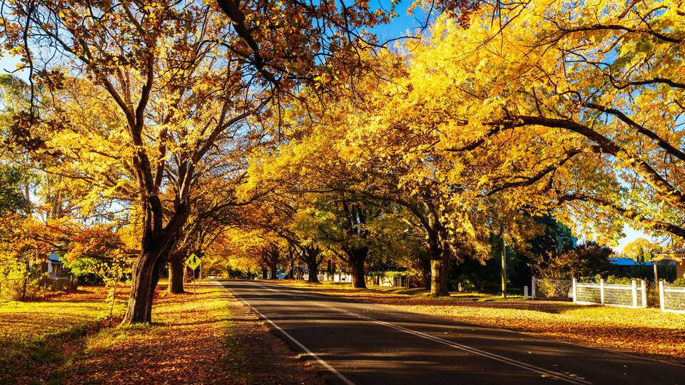 Glenlyon Main Street in Victoria Australia