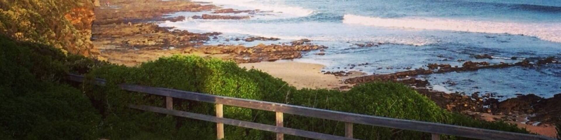 Wedding reception view at Surf Beach, Cape Paterson. #beach #weddingweekend