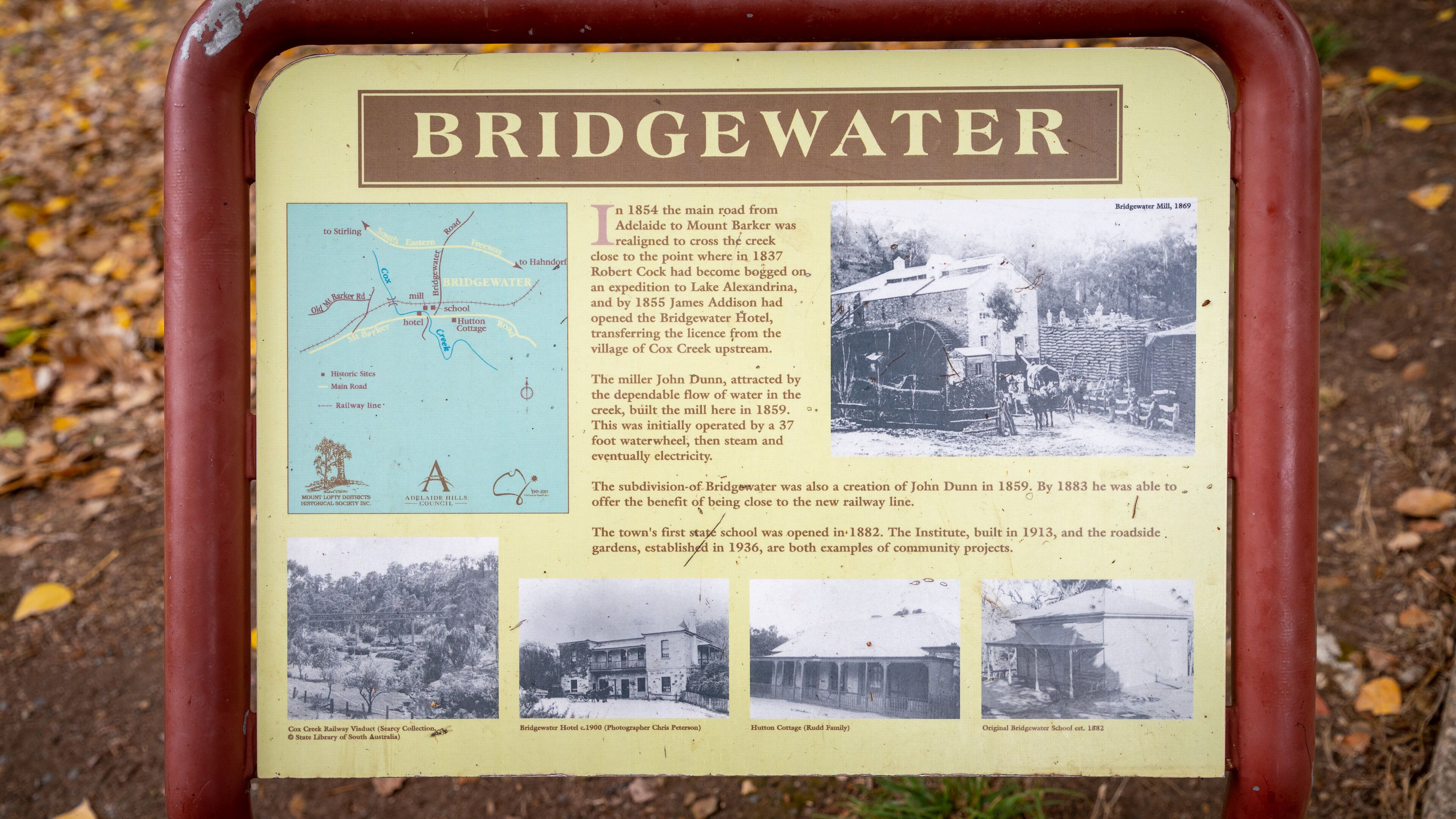Bridgewater featuring signage
