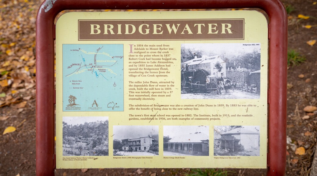 Bridgewater featuring signage