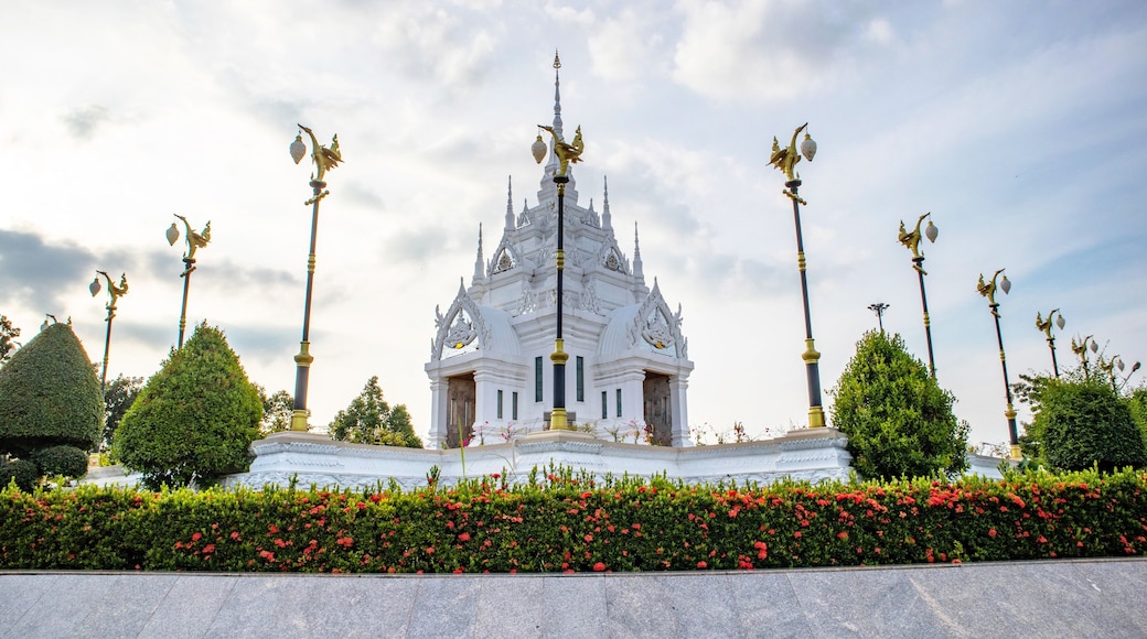 Surat Thani City Pillar Shrine is famous religious attractions, Surat Thani, Thailand, Sep 4, 2020.