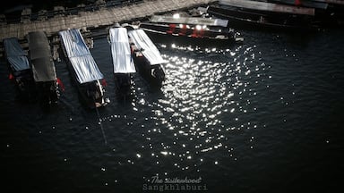 The star on the water.