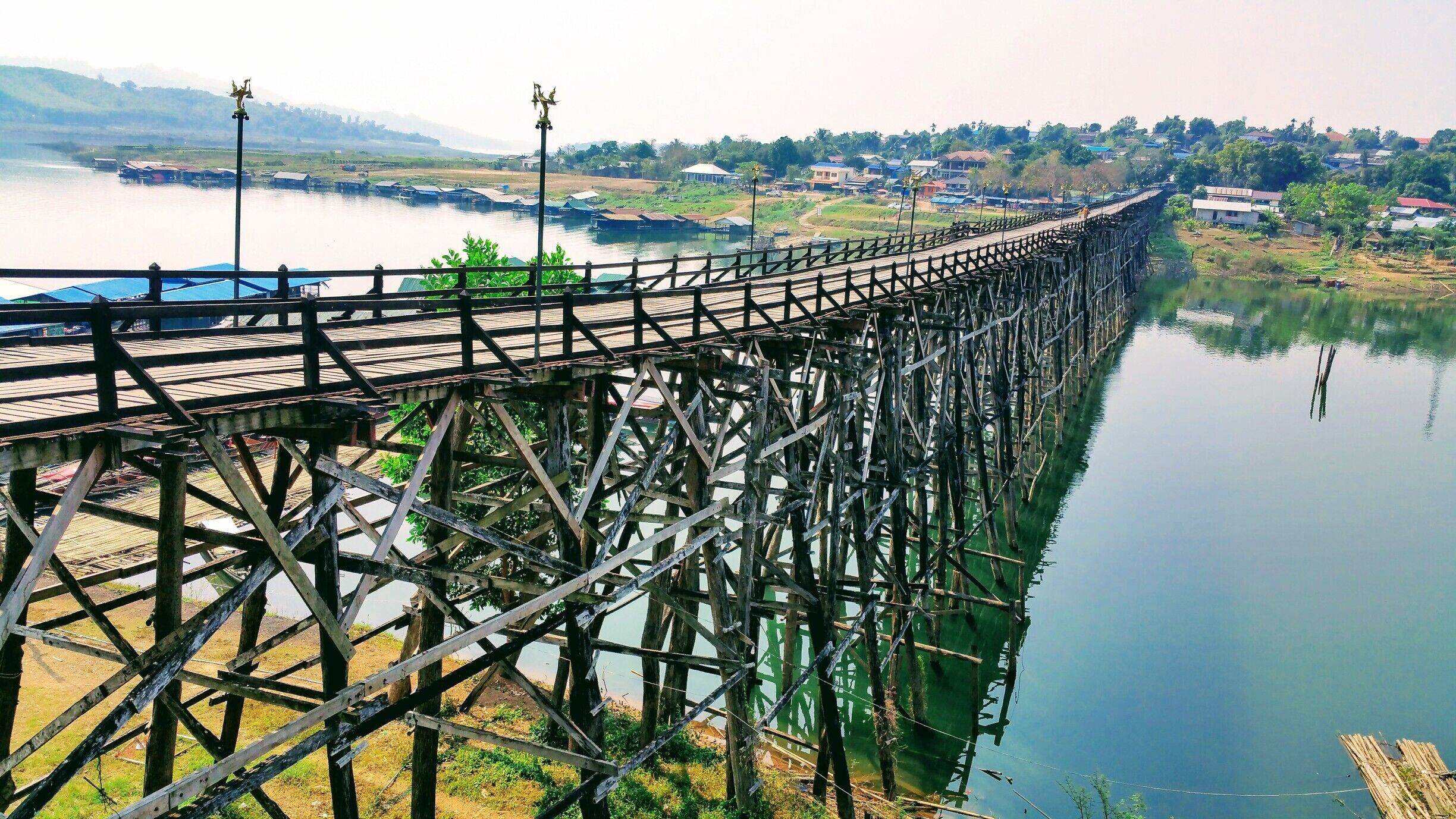 Mon Bridge (Uttama Nusorn Bridge)  Sangkhlaburi, Thailand. 

The longest wooden bridge in Thailand is this handmade footbridge spanning over 400m long in the rural but lovely town of Sangkhlaburi.  #packsandaplan #patterns


Check out our other adventures and useful information  http://packsandaplan.com/
